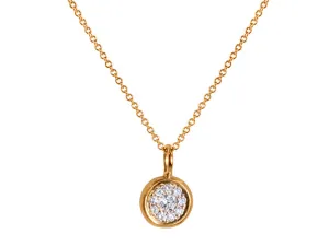 0.23ct tw Diamond Pendant with Chain Necklace