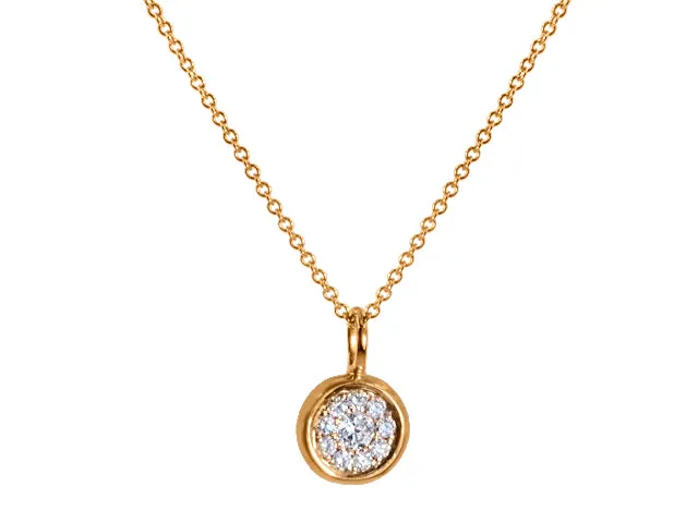 0.23ct tw Diamond Pendant with Chain Necklace