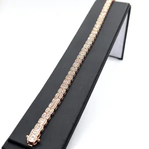 10KT BAGUETTE DIAMOND BRACELET