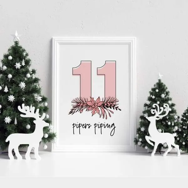 12 Days of Christmas | Christmas Art Prints
