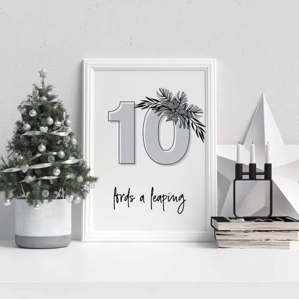 12 Days of Christmas | Christmas Art Prints