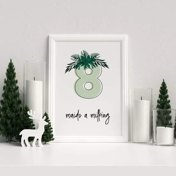 12 Days of Christmas | Christmas Art Prints