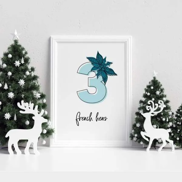 12 Days of Christmas | Christmas Art Prints