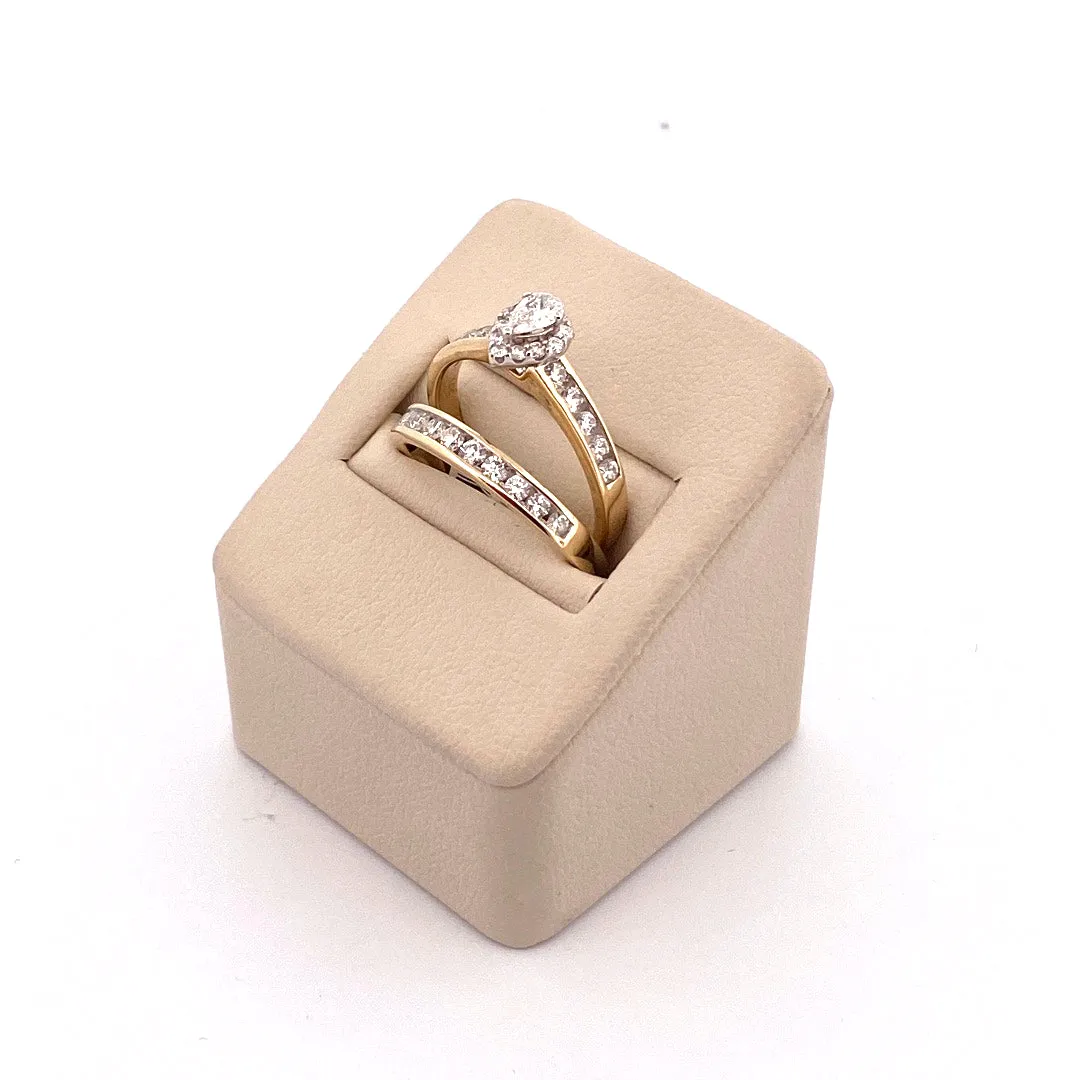 14K Gold Diamond Engagement Ring