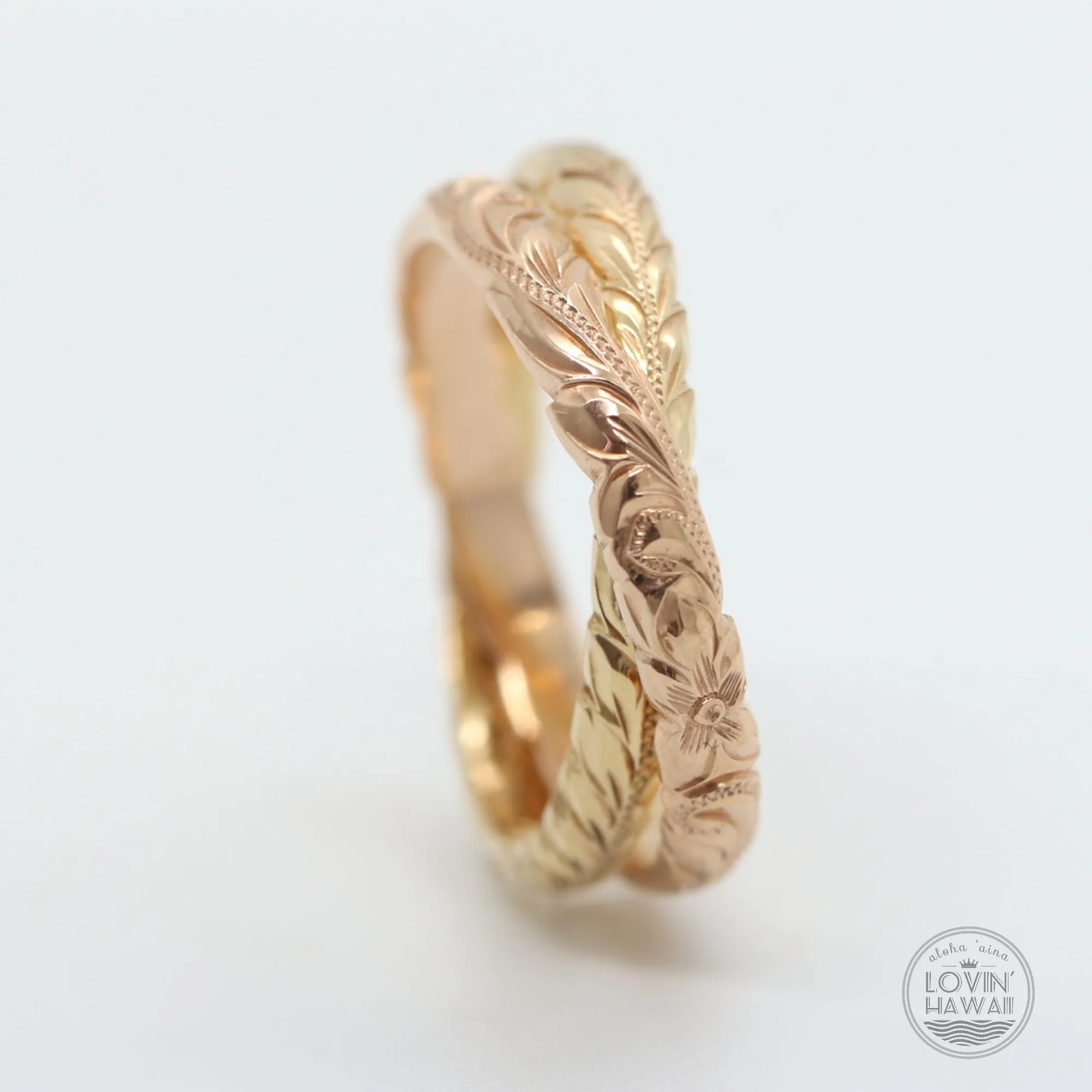 14K Gold Trinity Knot Ring (3MM 3MM)