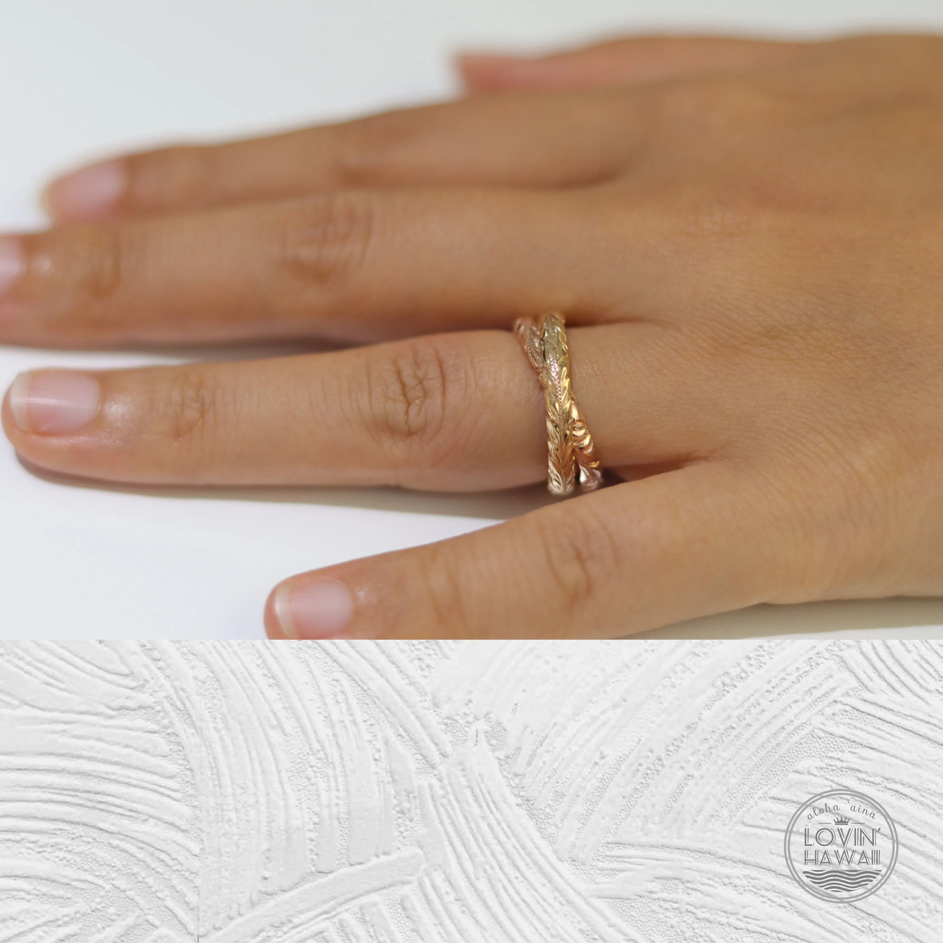 14K Gold Trinity Knot Ring (3MM 3MM)