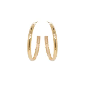 14k Large Chubby Hoops - SALE
