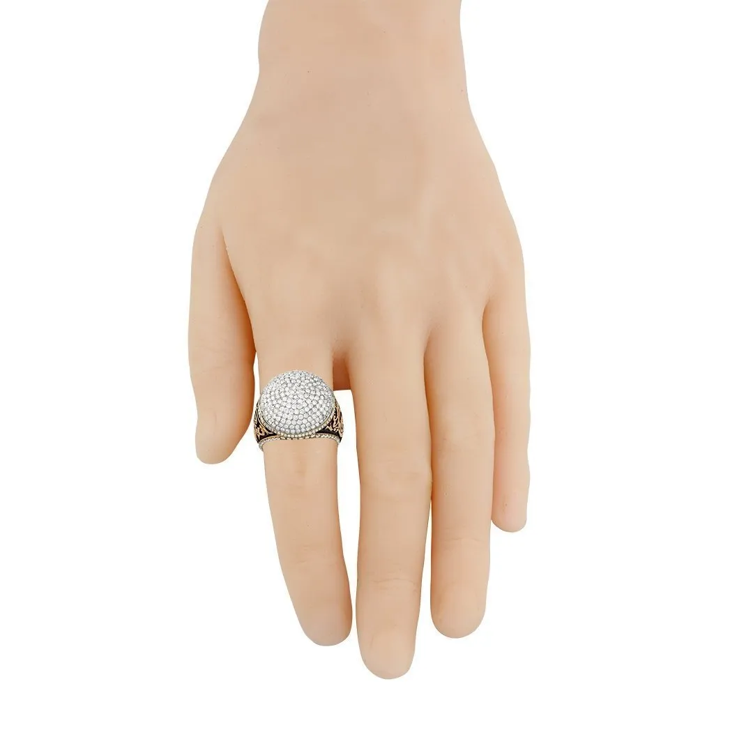 14k Rose Gold Diamond Ring 4.19 Ctw