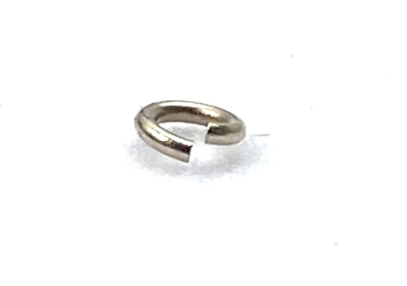 14K solid white gold jump rings , SKU# 12-41-2