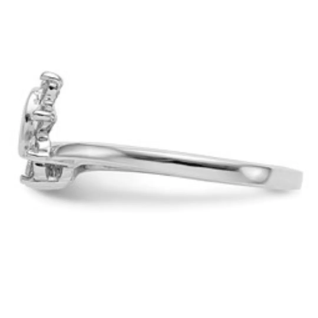 14K White Gold Lab Grown Diamond Ring