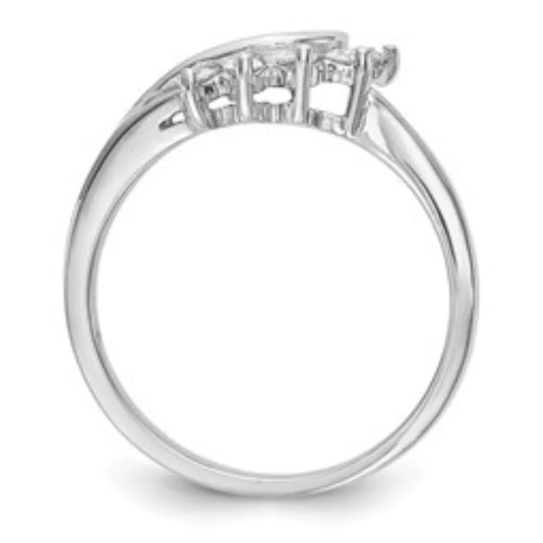 14K White Gold Lab Grown Diamond Ring