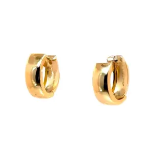 14k Yellow Gold 10mm Hoops