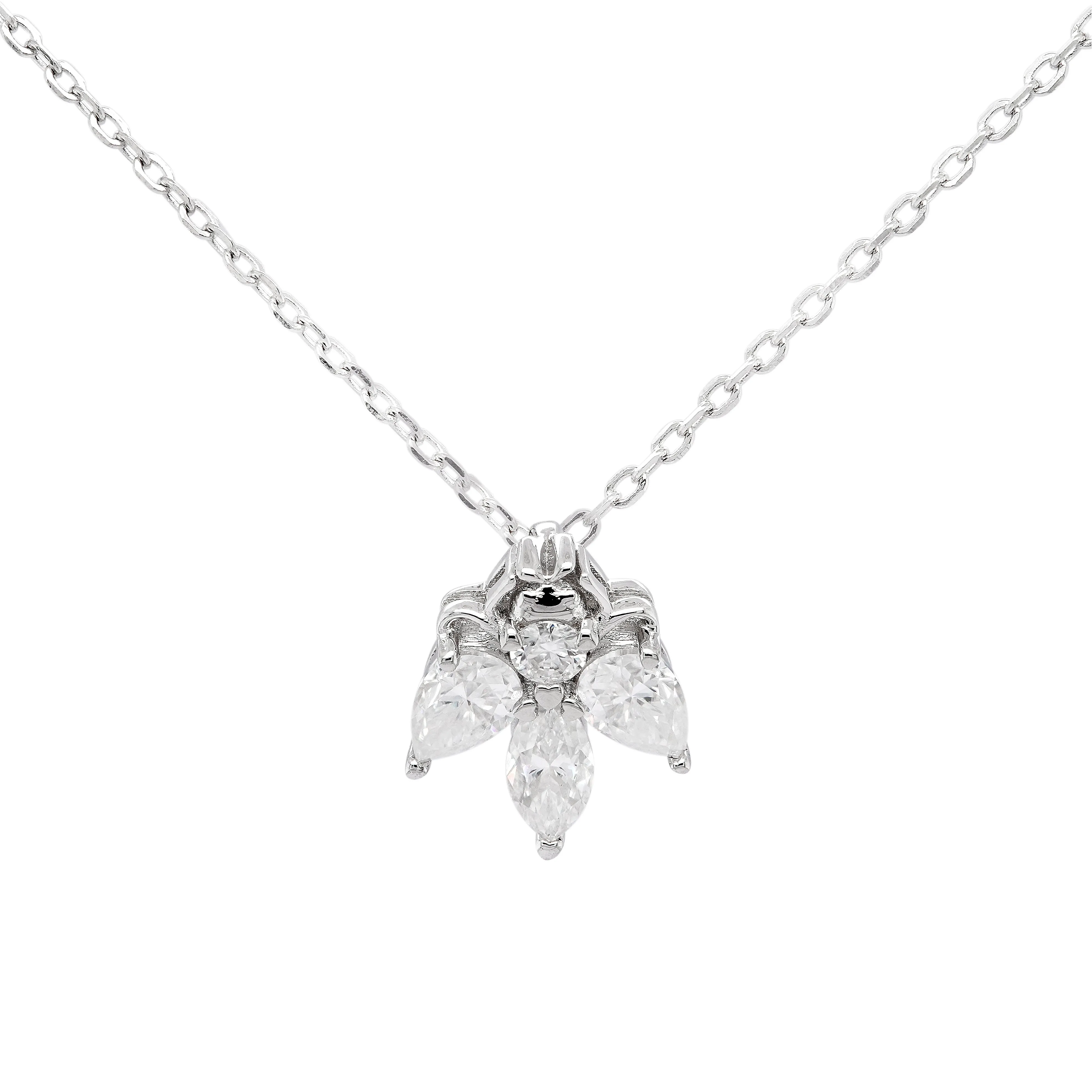 1.50 d.e.w cts Moissanite Necklace