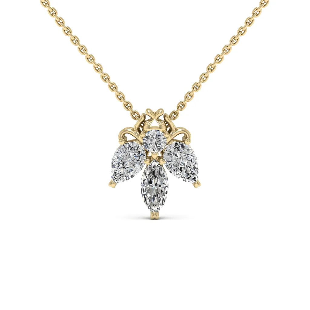 1.50 d.e.w cts Moissanite Necklace