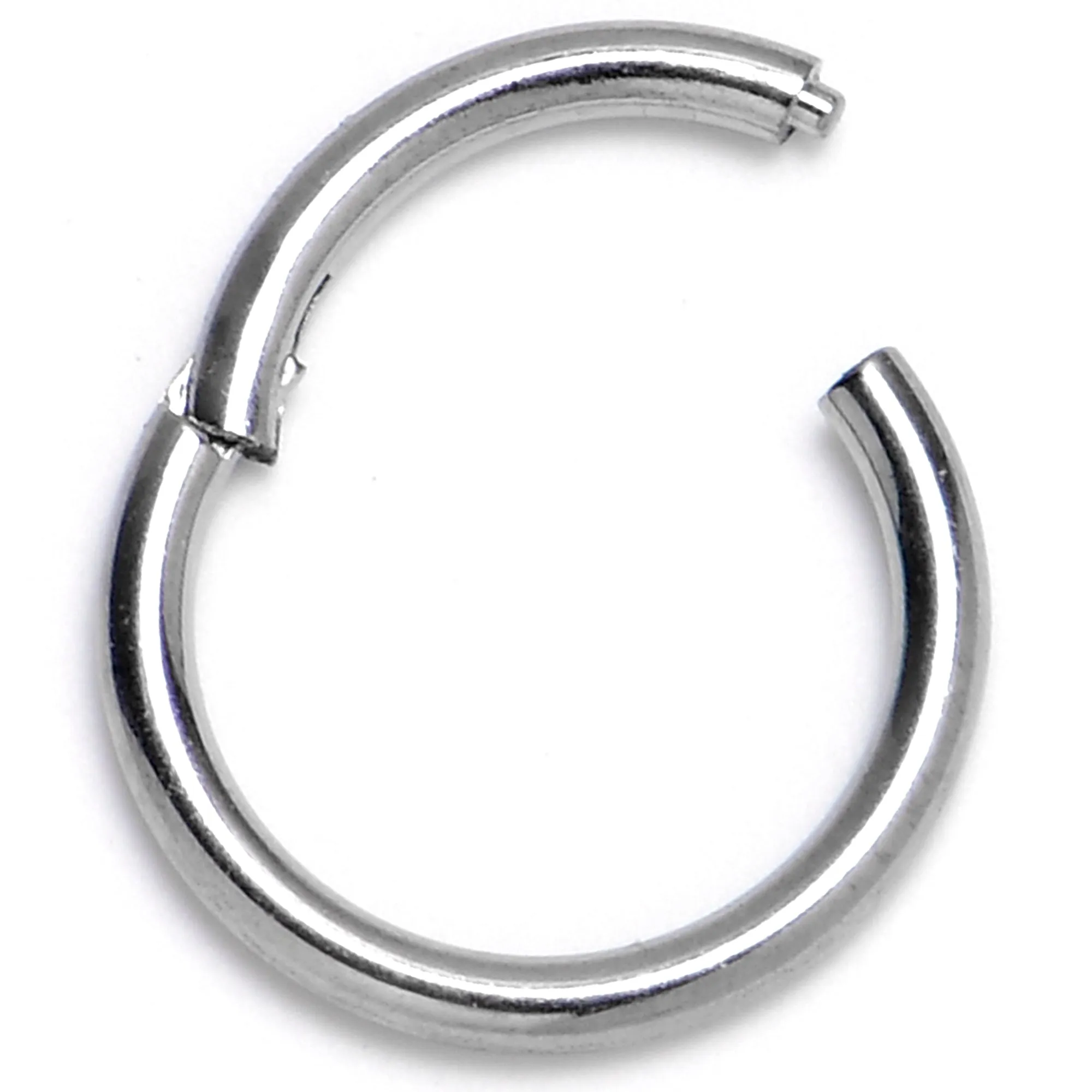 18 Gauge 7mm ASTM F-136 Titainum Percision Hinged Segment Hoop