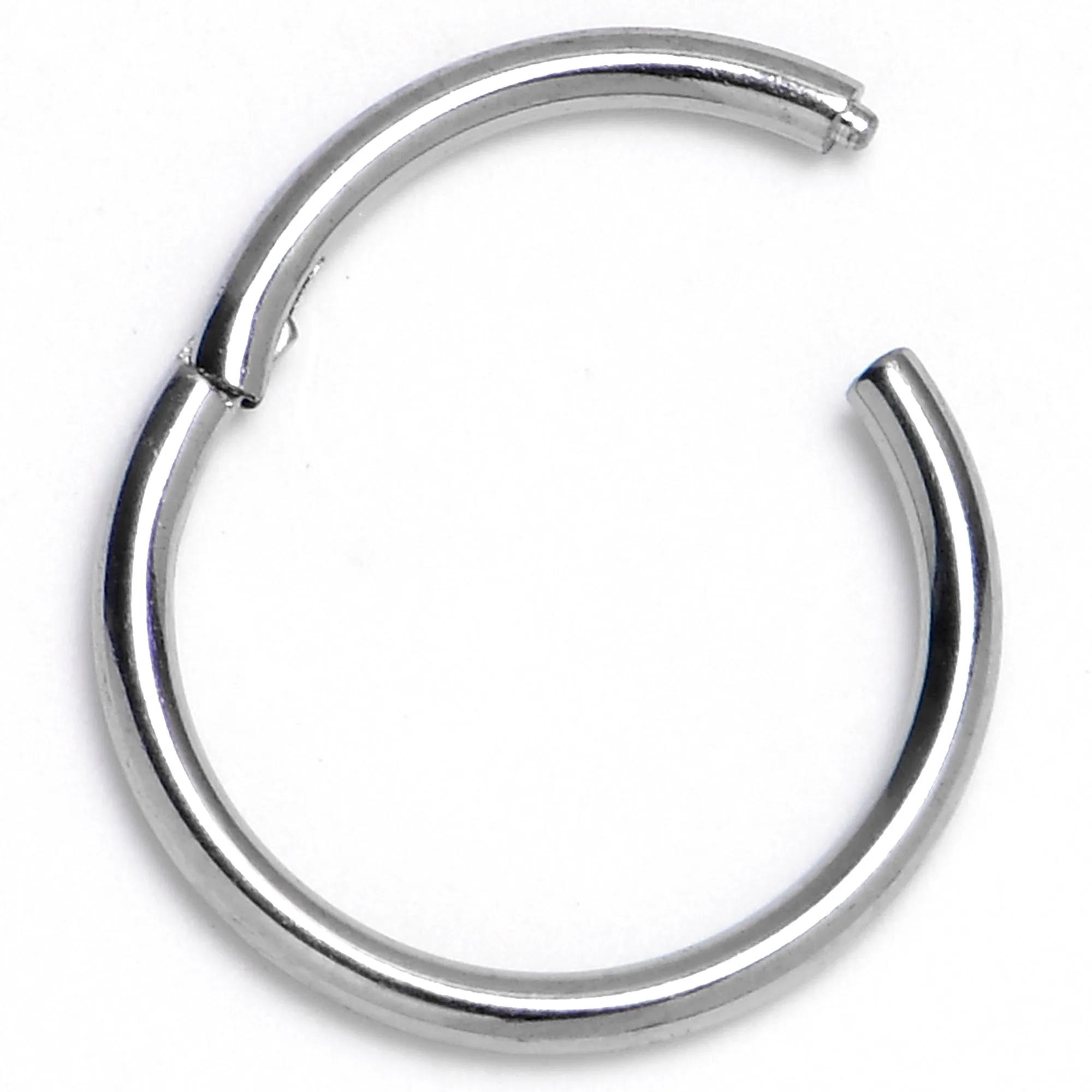 18 Gauge 9mm ASTM F-136 Titainum Precision Hinged Segment Hoop