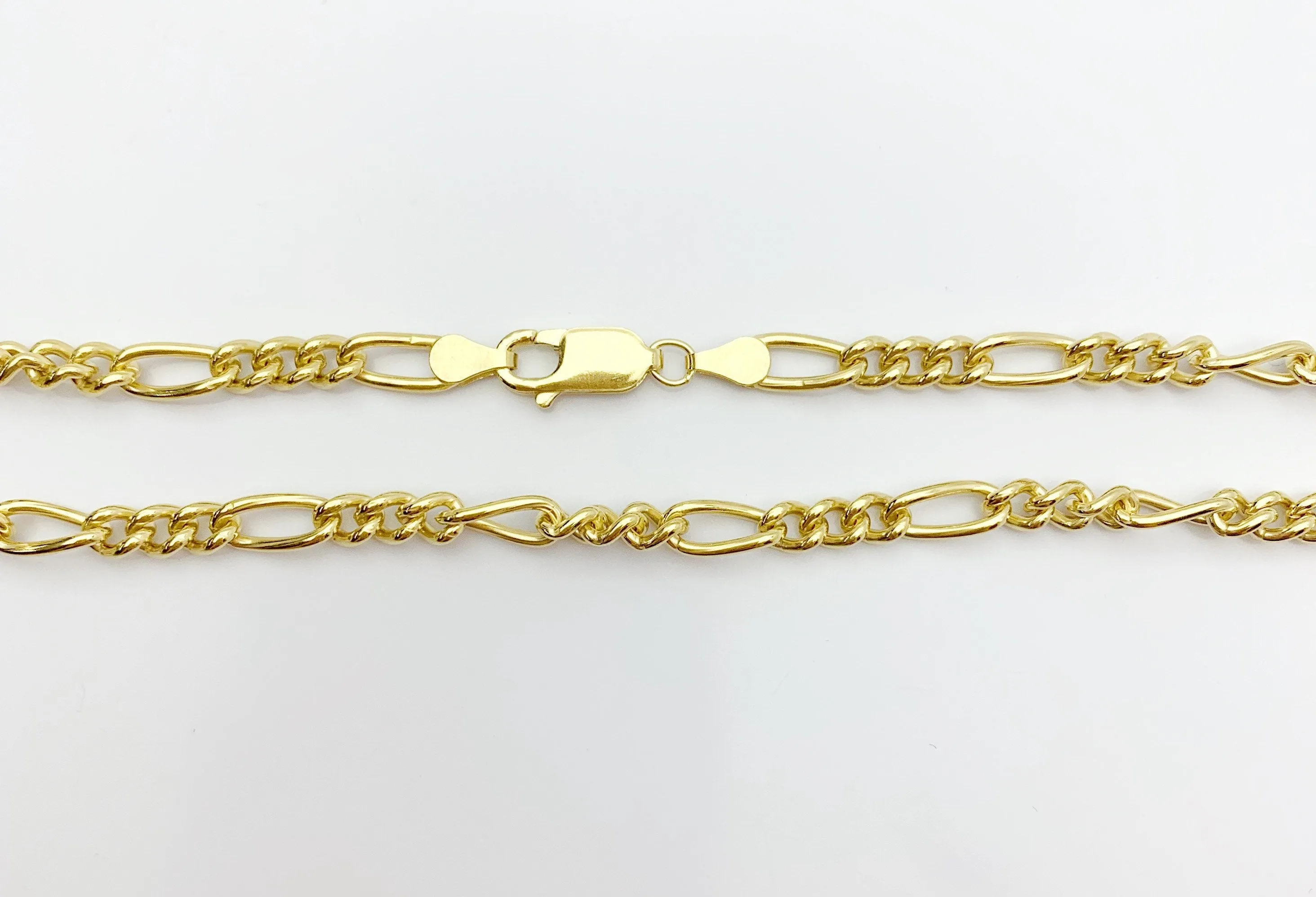 20” Figaro 14k Gold Filled Chain 4.0mm (S5031CLC)