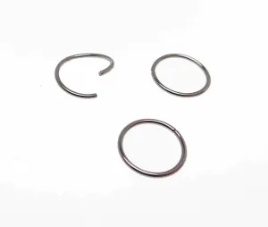 3-Pack Seamless Hoop Rings 20g