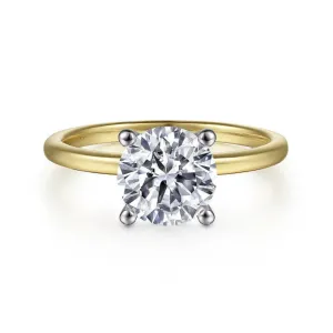 3ct Round Cut Diamond Classic Four Prong Engagement Ring