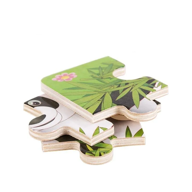 4 Animal Puzzle Set