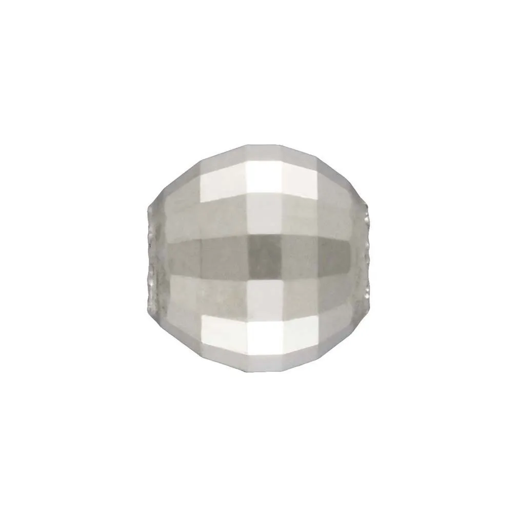 4.0mm Mirror Bead 1.5mm Hole, Sterling Silver. Made in USA. #5004640D