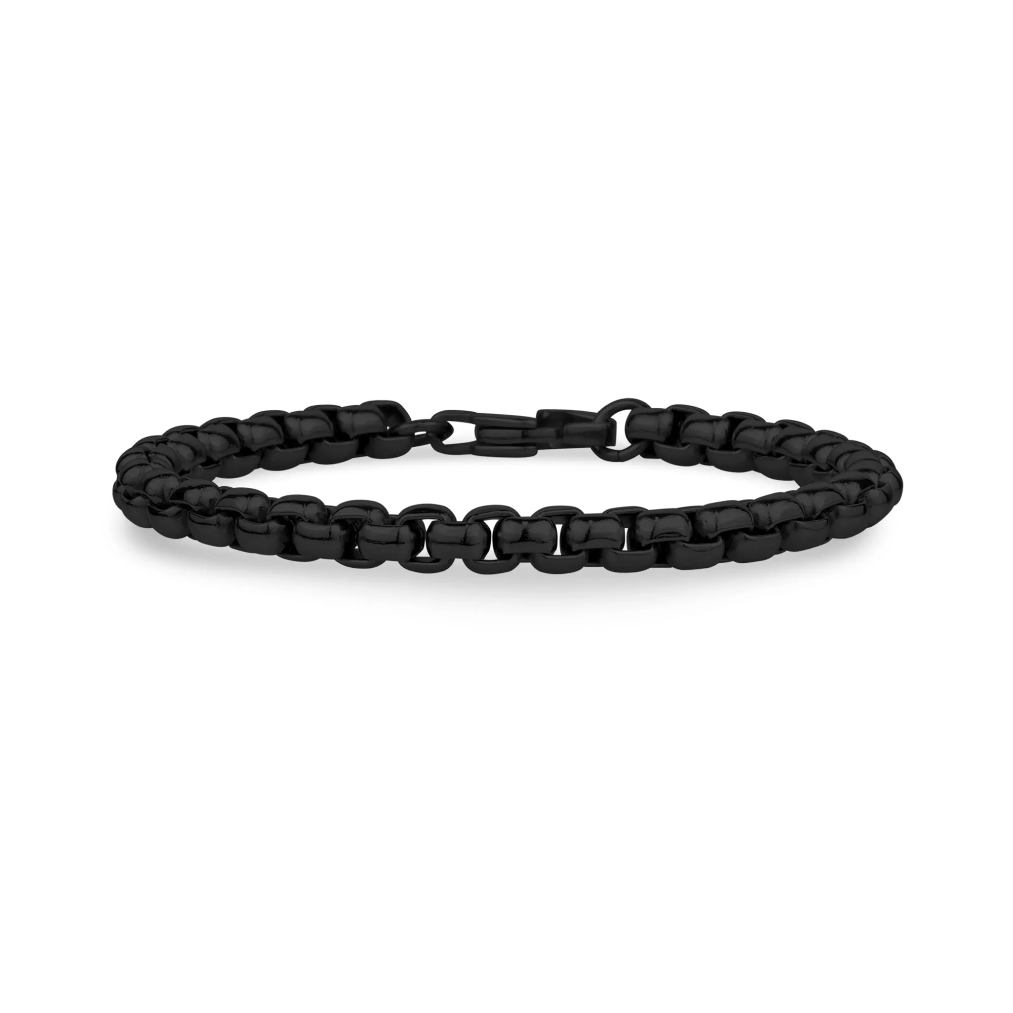 6mm Round Box Link Bracelet