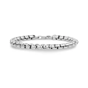 6mm Round Box Link Bracelet