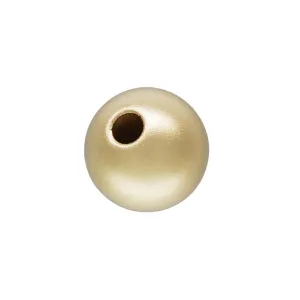 7.0mm Sandblast Bead 1.8mm Hole, 14k gold filled. Made in USA. #4004770SB