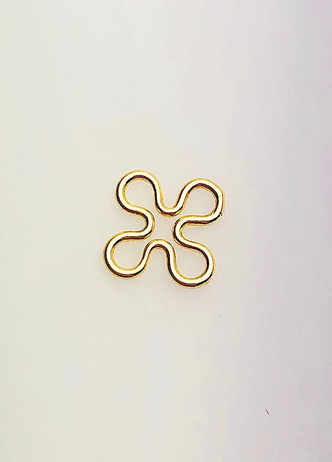 7.5mm 14K Gold Fill Flower Connector