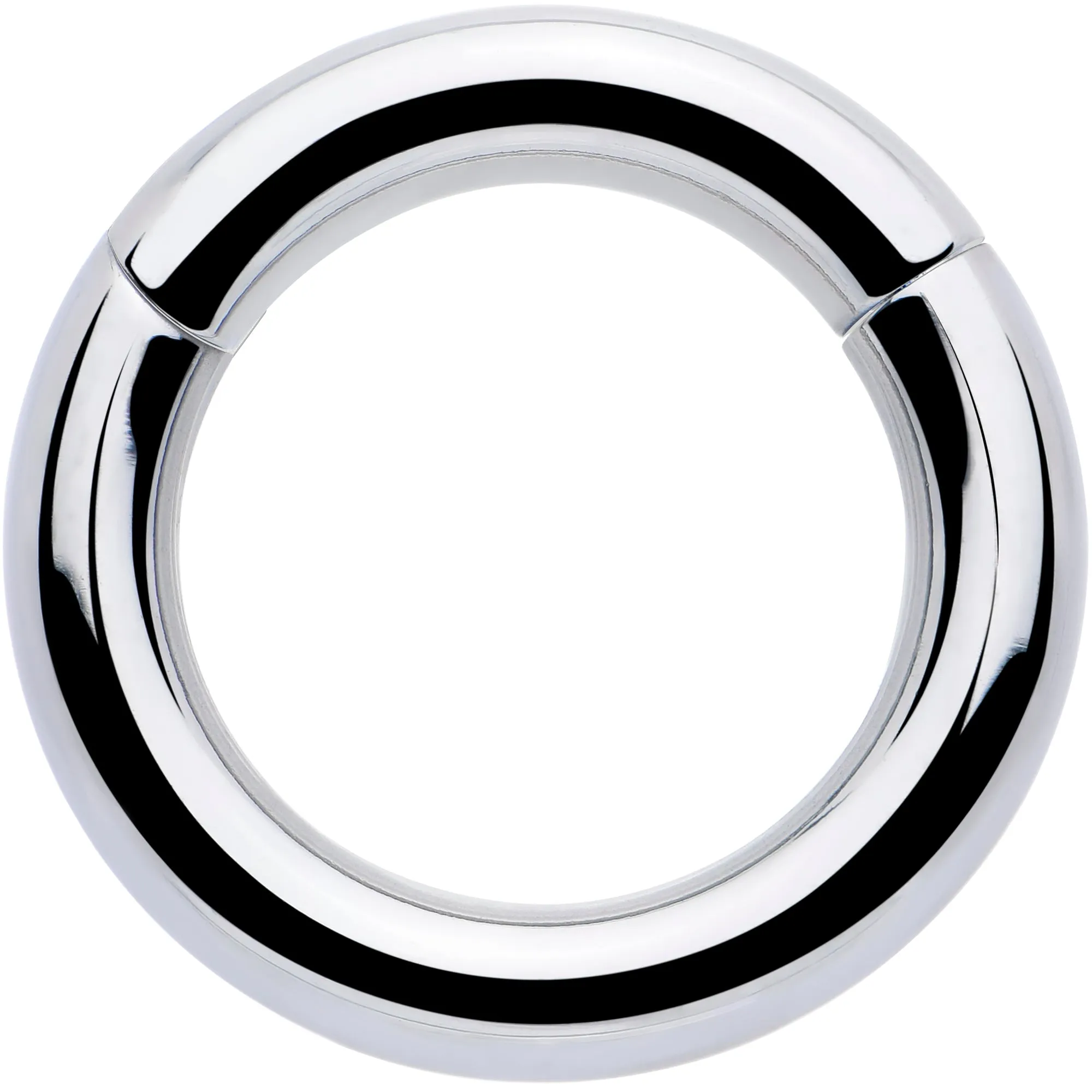 8 Gauge 1/2 316L Surgical Steel Precision Hinged Segment Hoop