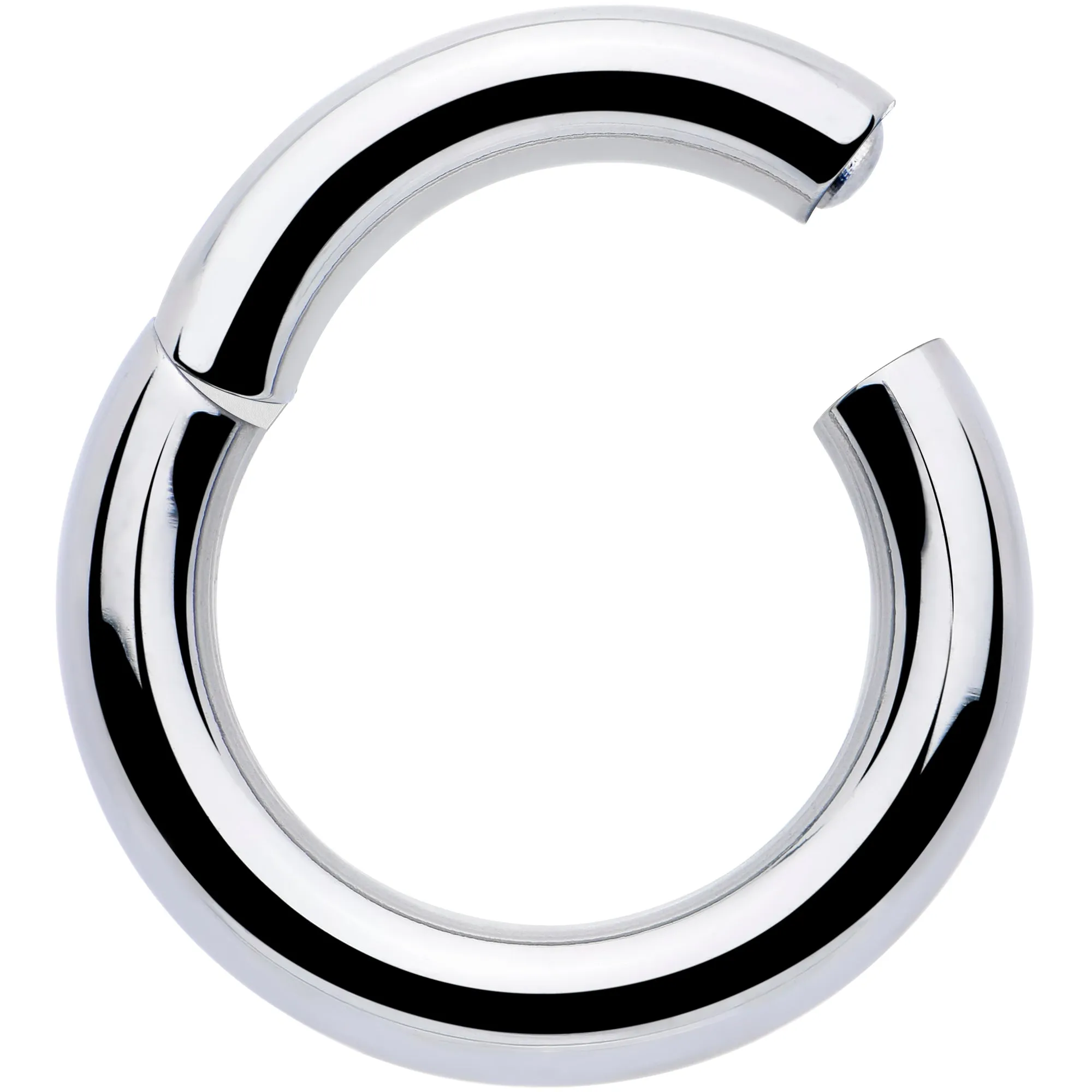 8 Gauge 1/2 316L Surgical Steel Precision Hinged Segment Hoop