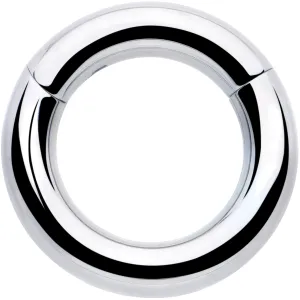 8 Gauge 3/8 316L Surgical Steel Precision Hinged Segment Hoop
