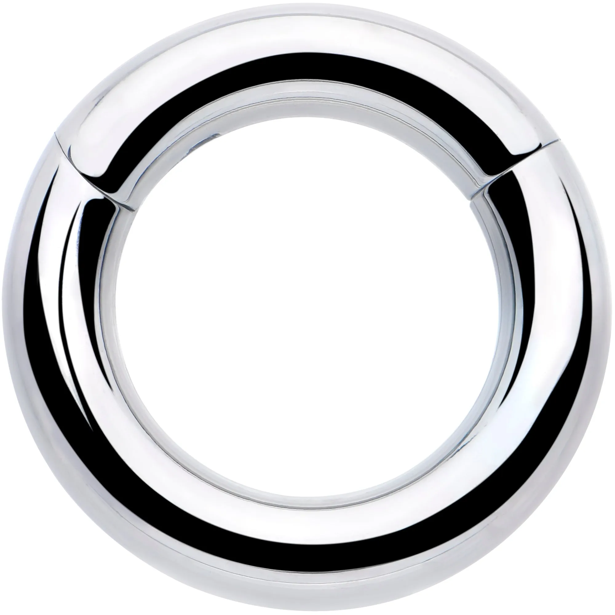 8 Gauge 3/8 316L Surgical Steel Precision Hinged Segment Hoop