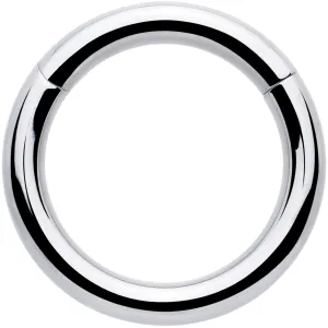 8 Gauge 5/8 316L Surgical Steel Precision Hinged Segment Hoop