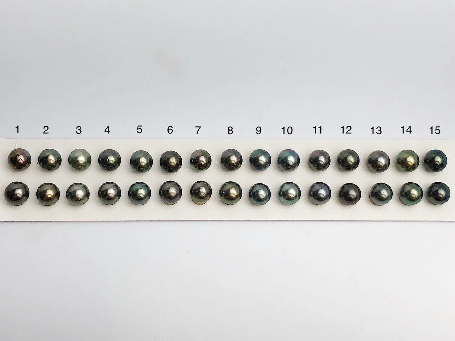 9mm Tahitian Pearls Round, A, Loose Matched Pairs 9mm (588)