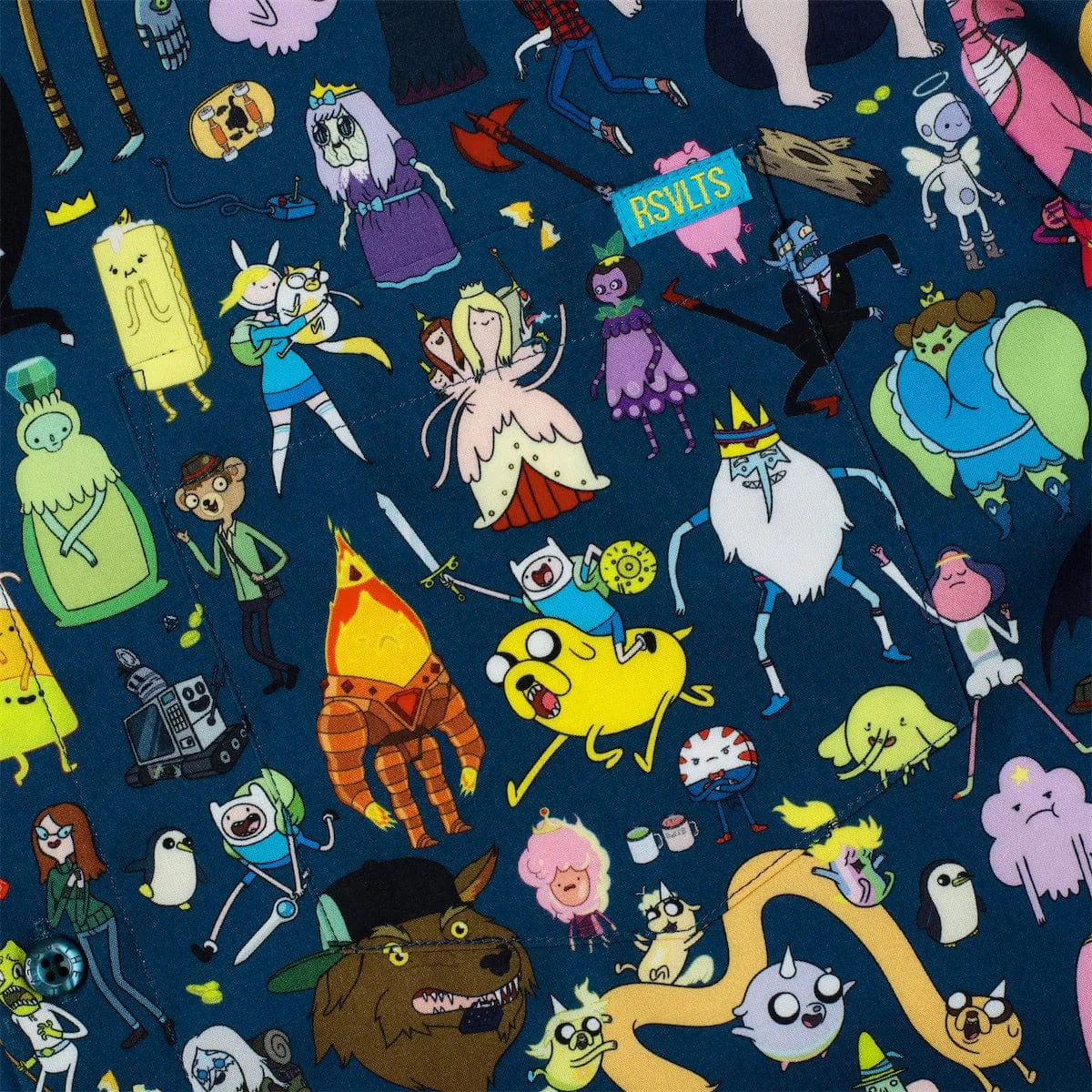 Adventure Time  "Who's Who of Ooo" – KUNUFLEX Short Sleeve Shirt