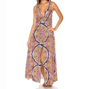 ALHAMBRA - V Neck Long Dress