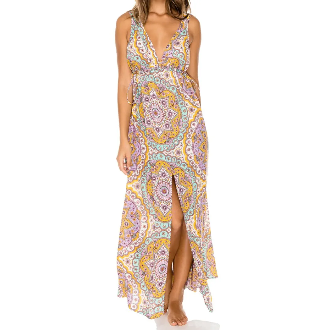 ALHAMBRA - V Neck Long Dress