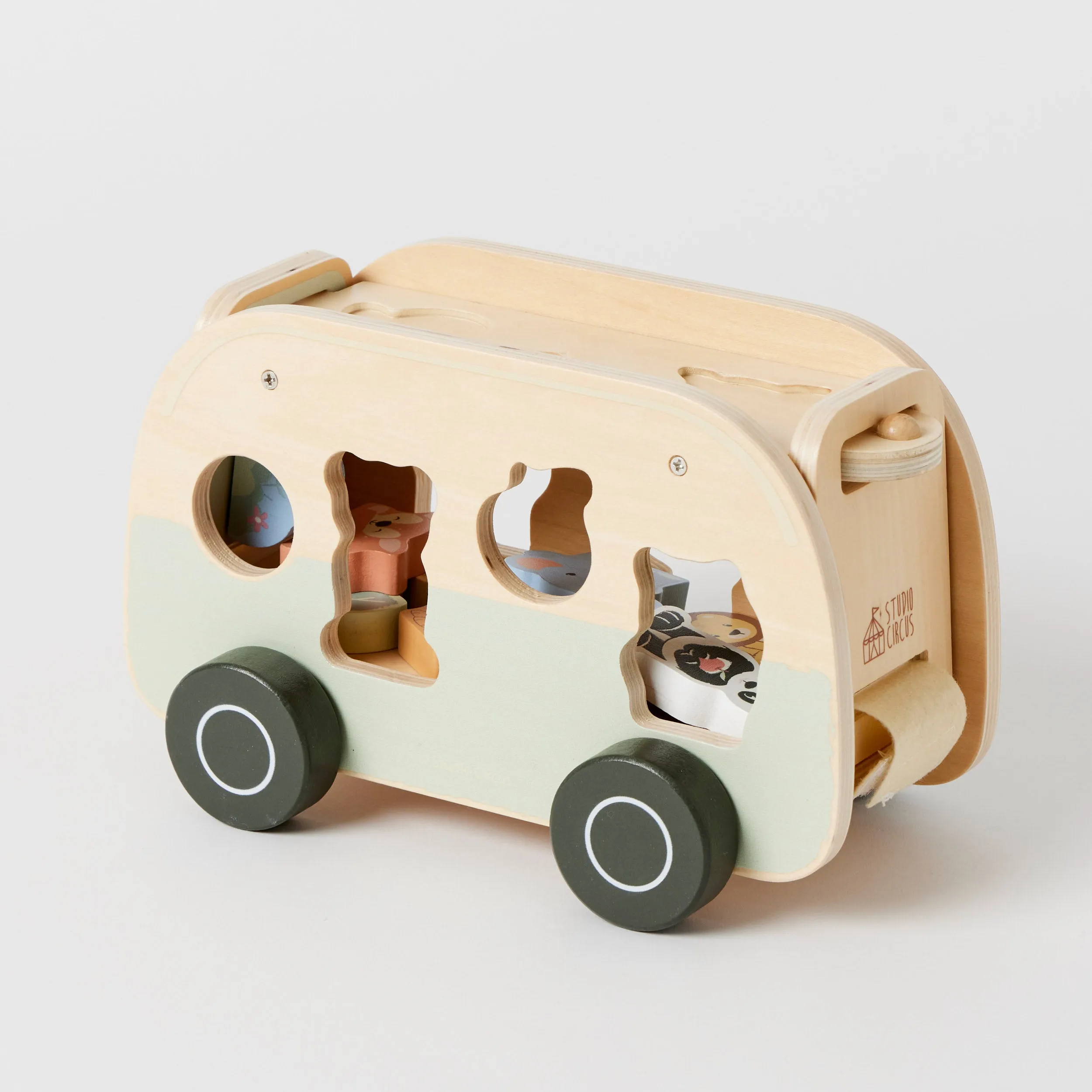 Animal Camper Van Shape Sorter - 18M 