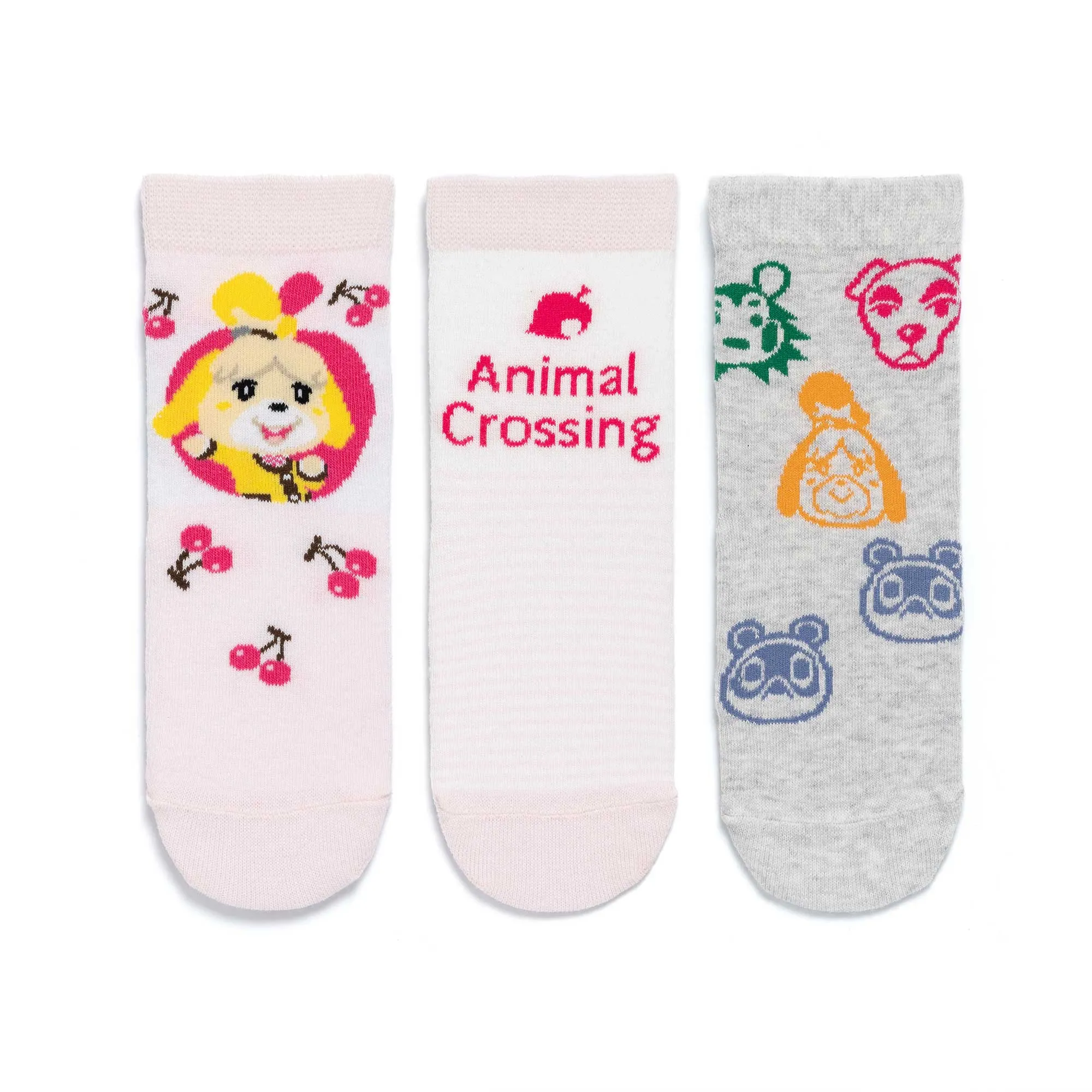 Animal Crossing Kids' Socks - 3 Pack