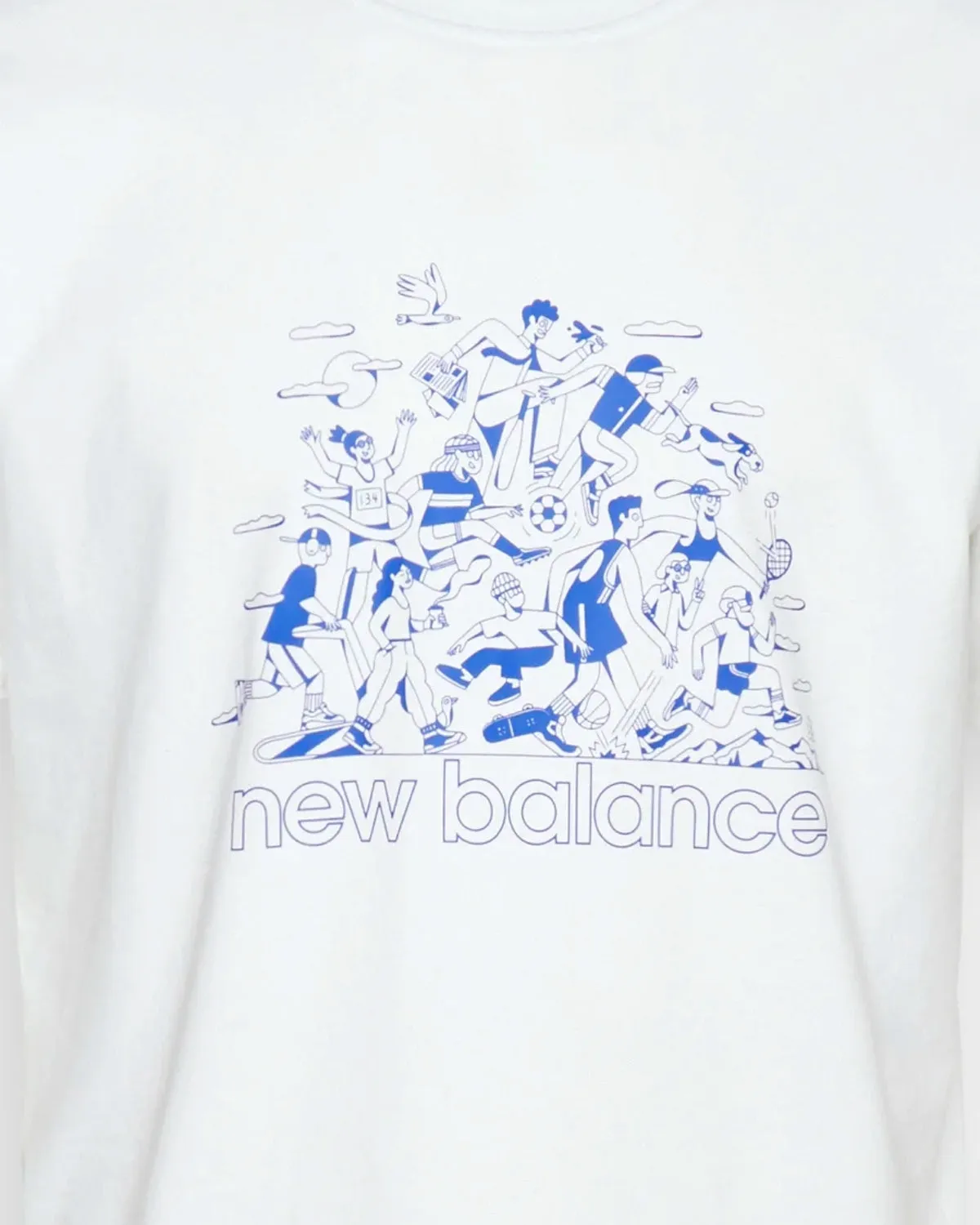 Athletics Aron Leah Group Fun T-Shirt - White