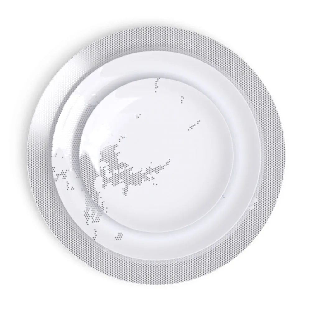 Avant Ici Maintenant Platinum Dessert Plate