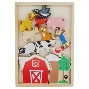 Balance Barn Game - Stacking Game & Farm Playset