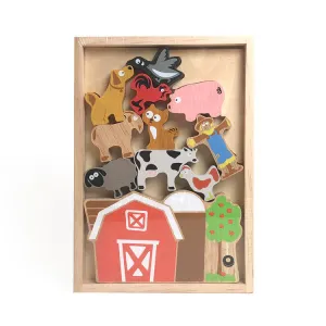 Begin Again Toys - Balance Barn Puzzle Playset