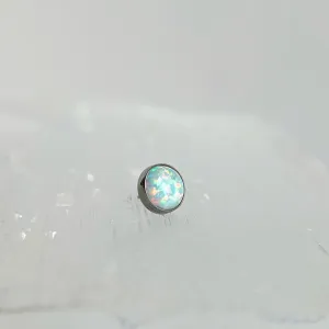 Bezel Setting with Synthetic Opal or Cabochon Threadless End