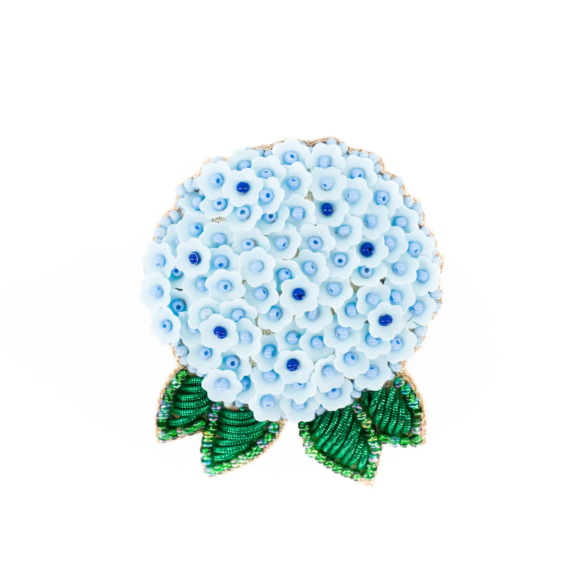 Blue Hydrangea Napkin Ring