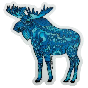 Blue Moose Sticker