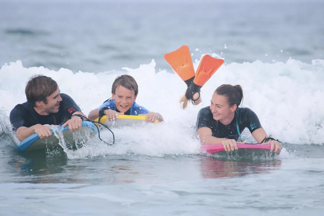 Bodyboard 100 avec leash poignet