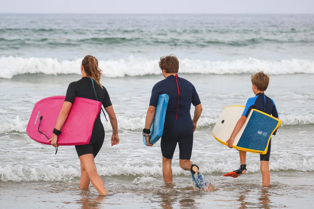 Bodyboard 100 avec leash poignet