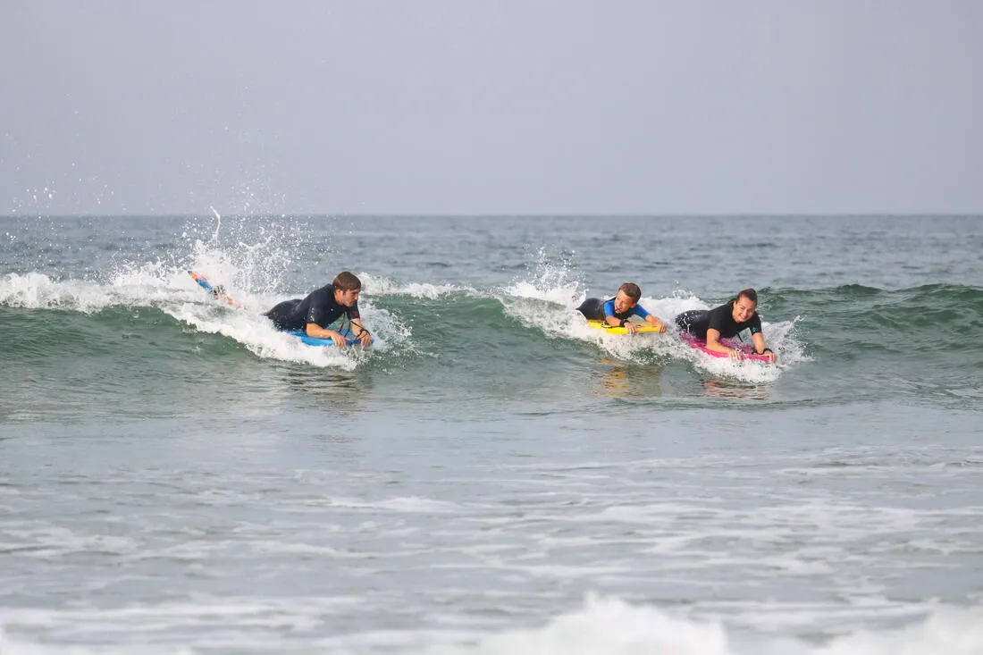 Bodyboard 100 avec leash poignet